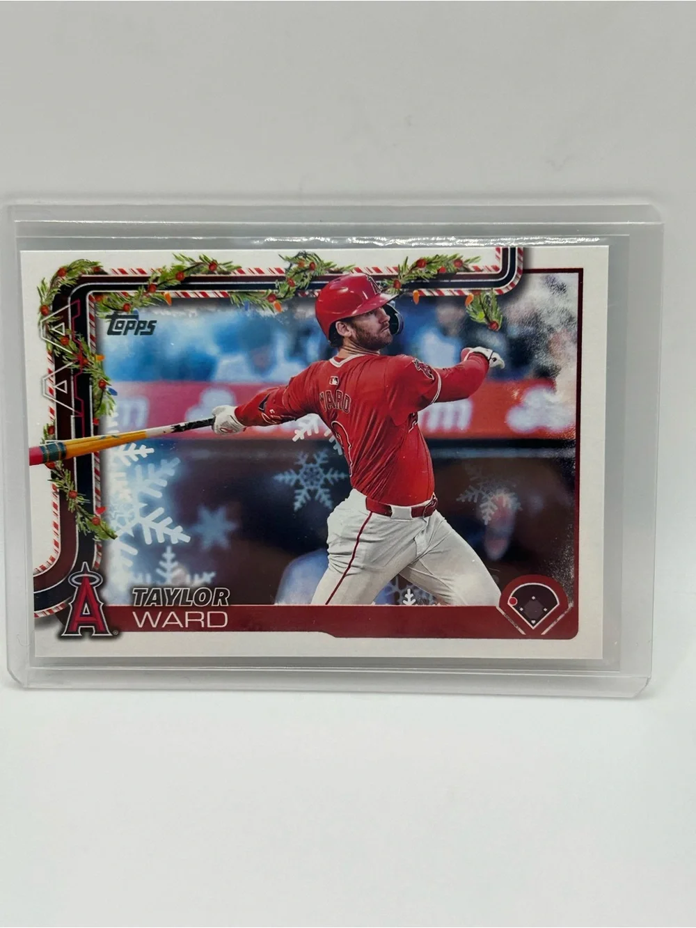 Taylor Ward Los Angeles Angels Holiday Topps Baseball Card - H134 ⚾️